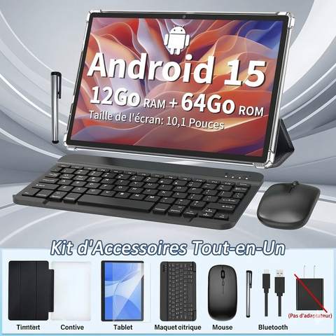 Astra Tablette 2-en-1 avec Clavier & Souris