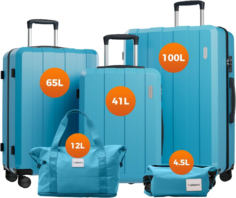 Ensemble de valises 5 pièces - Serrure TSA