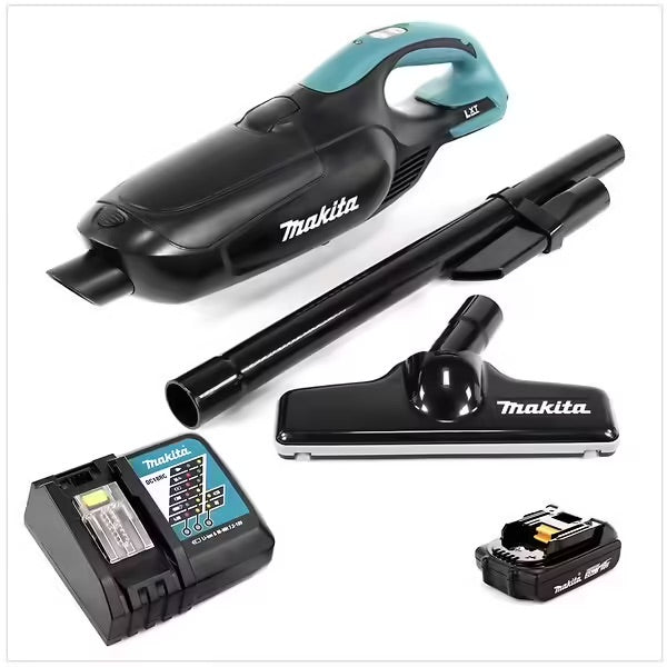 Makita DCL 182 RA1 B Aspirateur sans fil 18 V noir + 1x batterie 2,0 Ah + chargeur