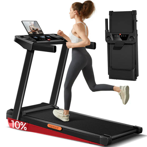 Umay SF10 Tapis de course pliable avec inclinaison de 10%/15% et vitesse maximale de 12 km/h