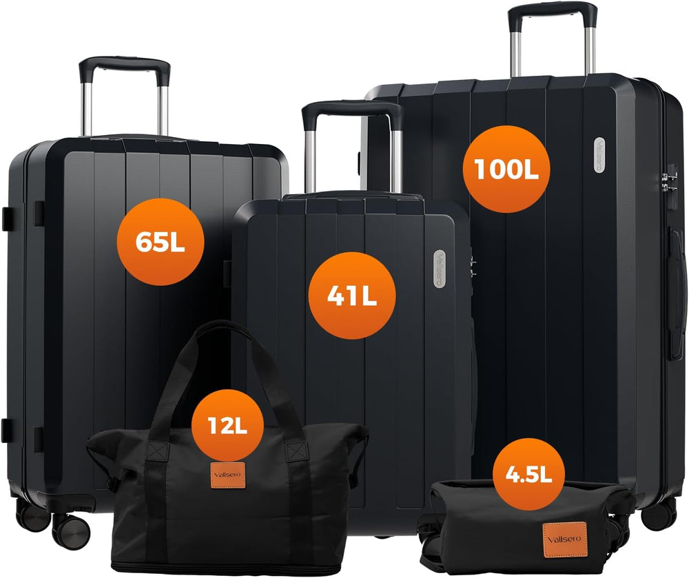 Ensemble de valises 5 pièces - Serrure TSA
