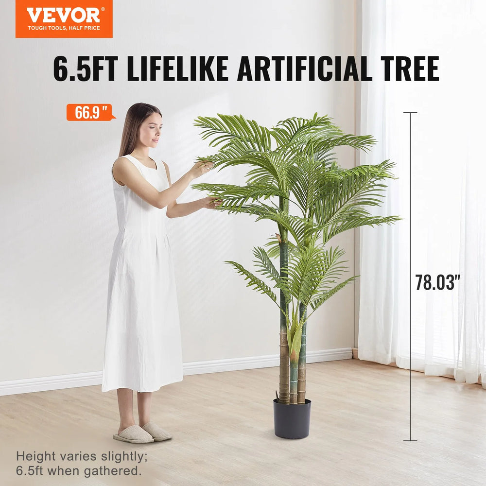 Arbre Artificiel 1.98m avec Pot 20.3x17.5cm