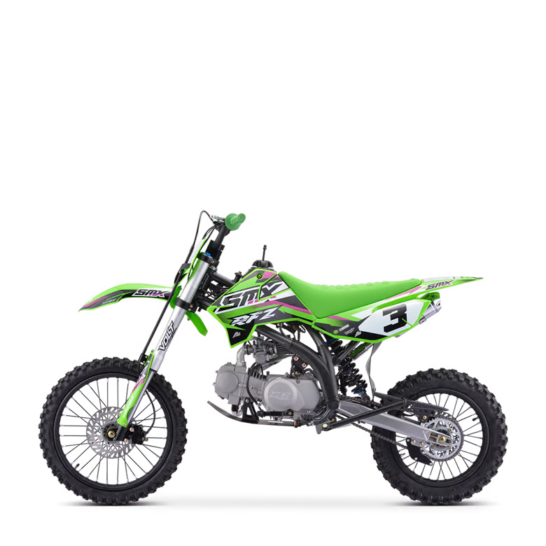 Dirt bike SMX RFZ Enduro 125 cc – Moteur 4 temps, roues 17 et 14 pouces