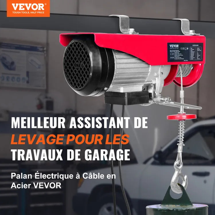 Treuil à Câble Électrique 600 kg