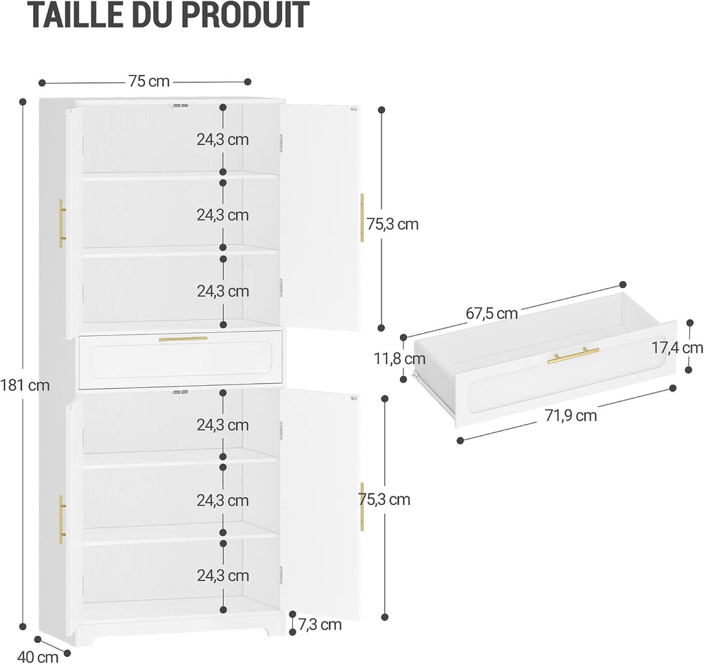 Armoire de Cuisine avec 4 Portes