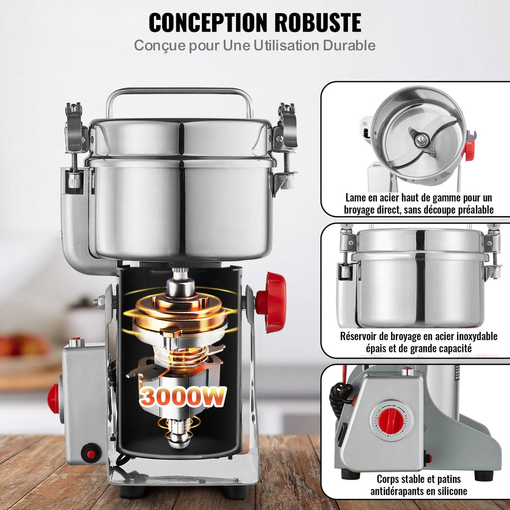 Moulin à épices Électrique 3000W