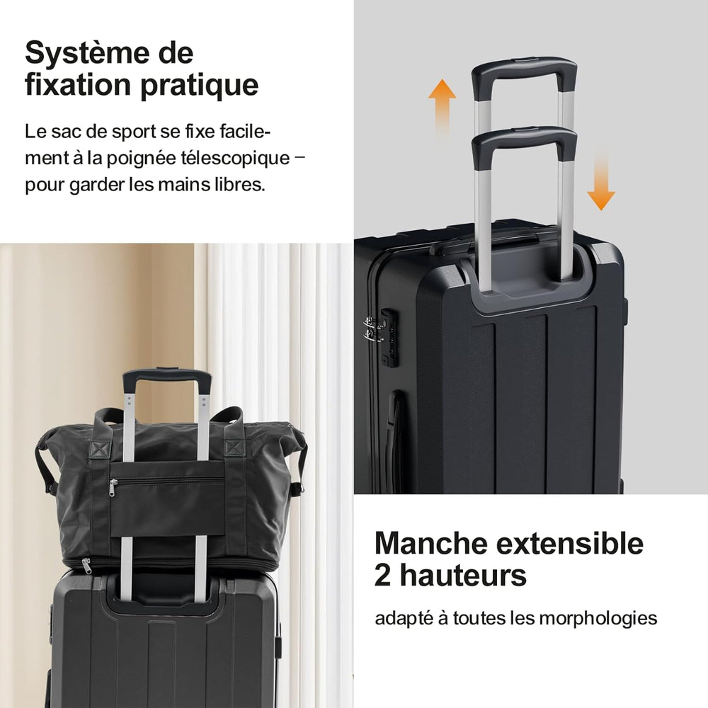 Ensemble de valises 5 pièces - Serrure TSA