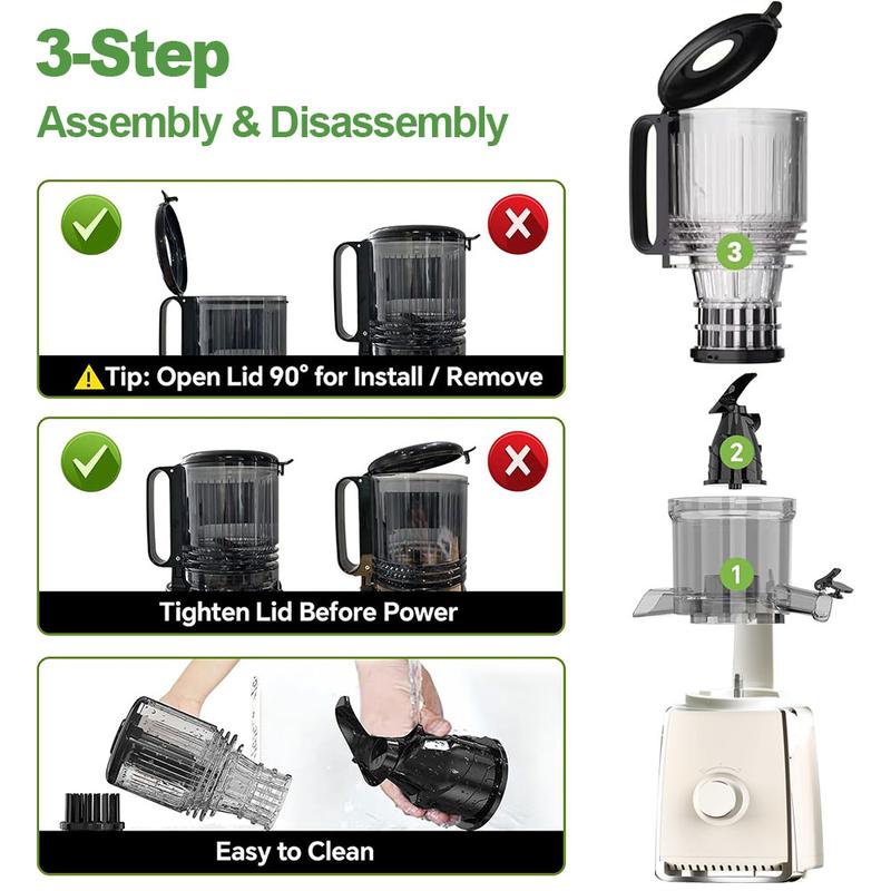 Extracteur de jus à pression 300 W