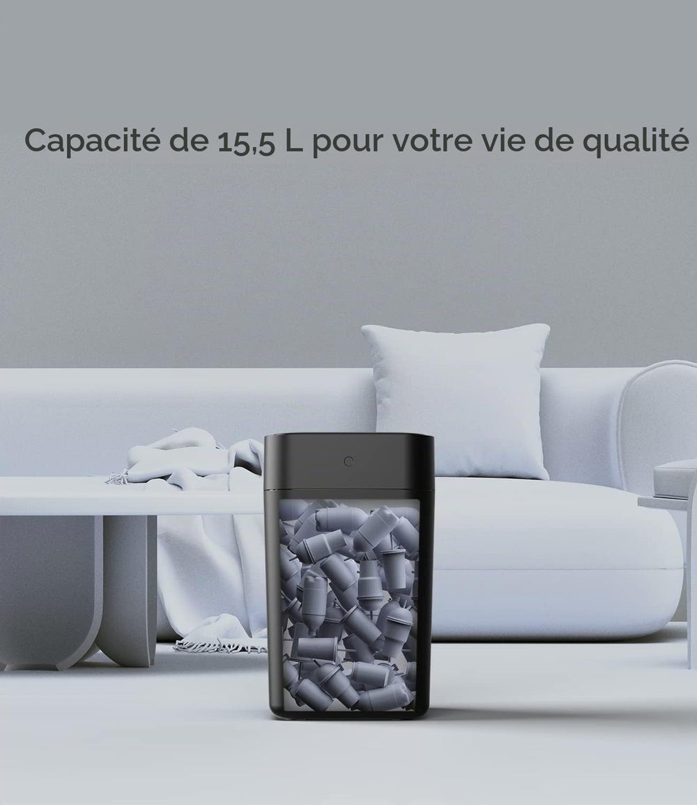 TOWNEW T1S - Poubelle automatique 15,5 L, sac auto-scellé