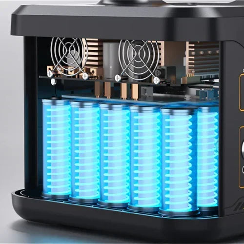 Station électrique portable 2200 W – Batterie LiFePO4 1548 Wh, 12 sorties