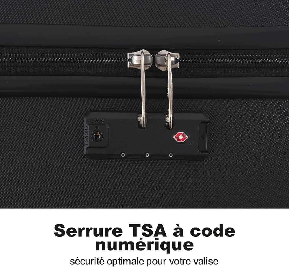 Ensemble de valises 5 pièces - Serrure TSA