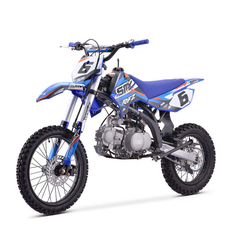 Dirt bike SMX RFZ Enduro 125 cc – Moteur 4 temps, roues 17 et 14 pouces