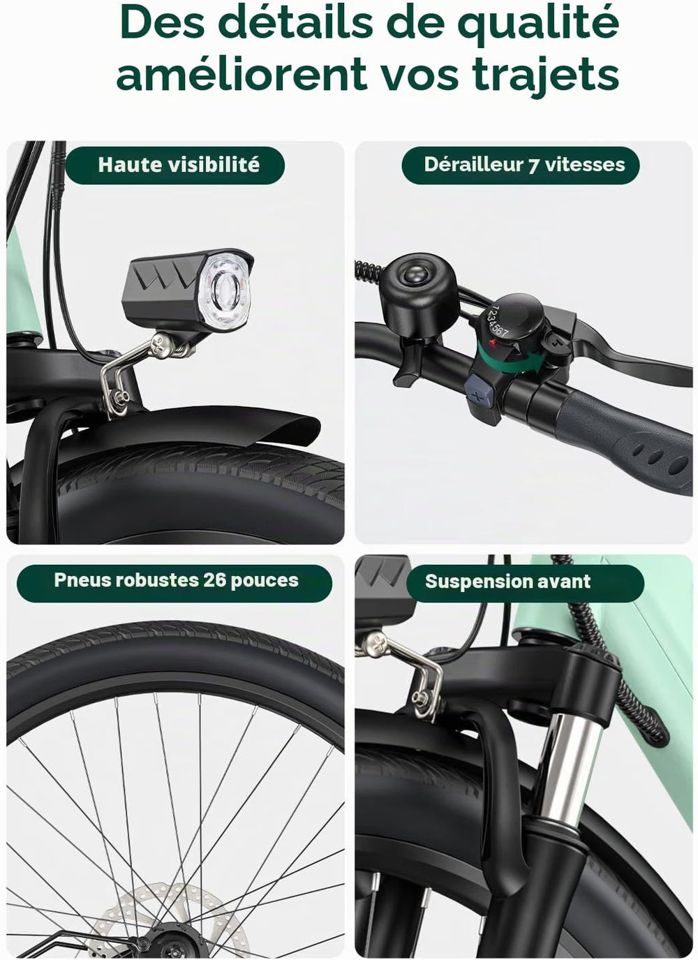 Vélo électrique pour adultes HillMiles