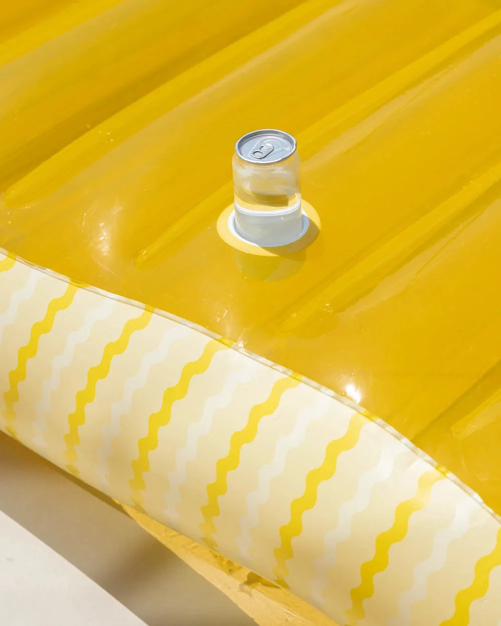 Matelas Gonflable de Piscine Extra-Large 2 Places, Porte-Boisson Intégré