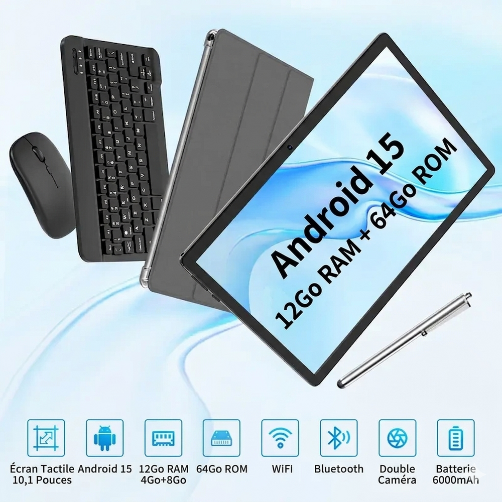 Astra Tablette 2-en-1 avec Clavier & Souris