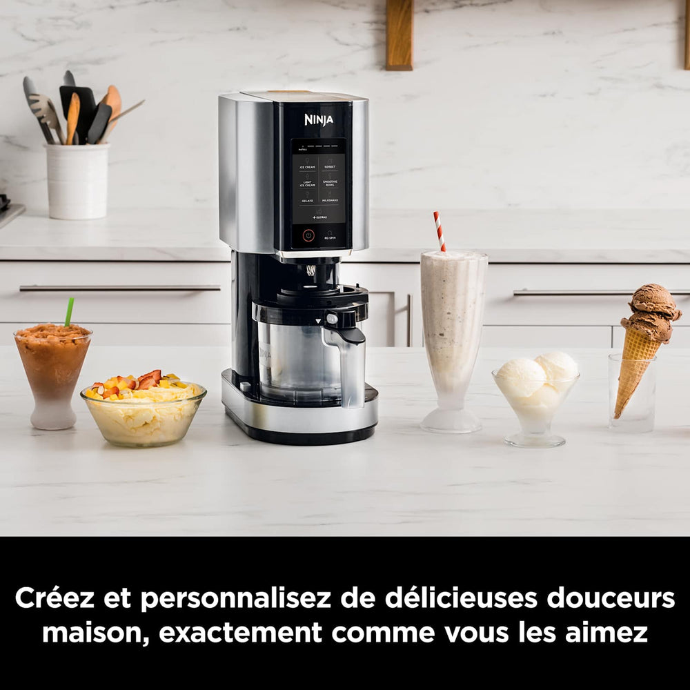 Machine à glace Ninja CREAMi 7-en-1 – Glaces, sorbets et milkshakes maison