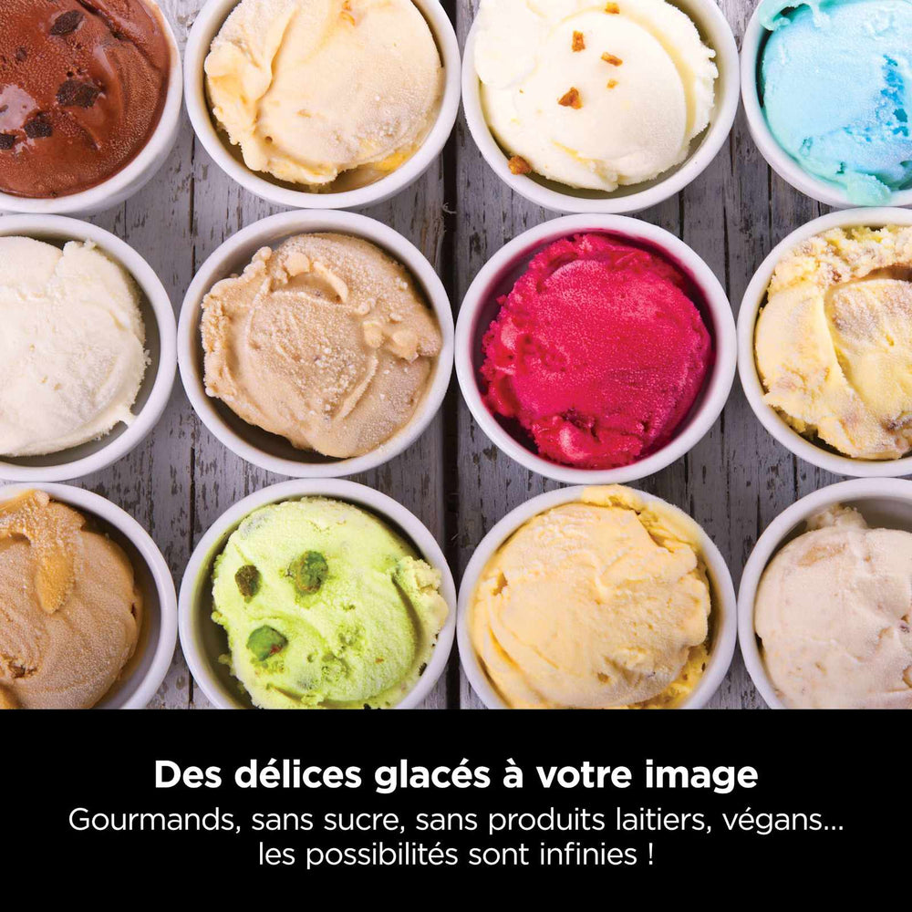 Machine à glace Ninja CREAMi 7-en-1 – Glaces, sorbets et milkshakes maison