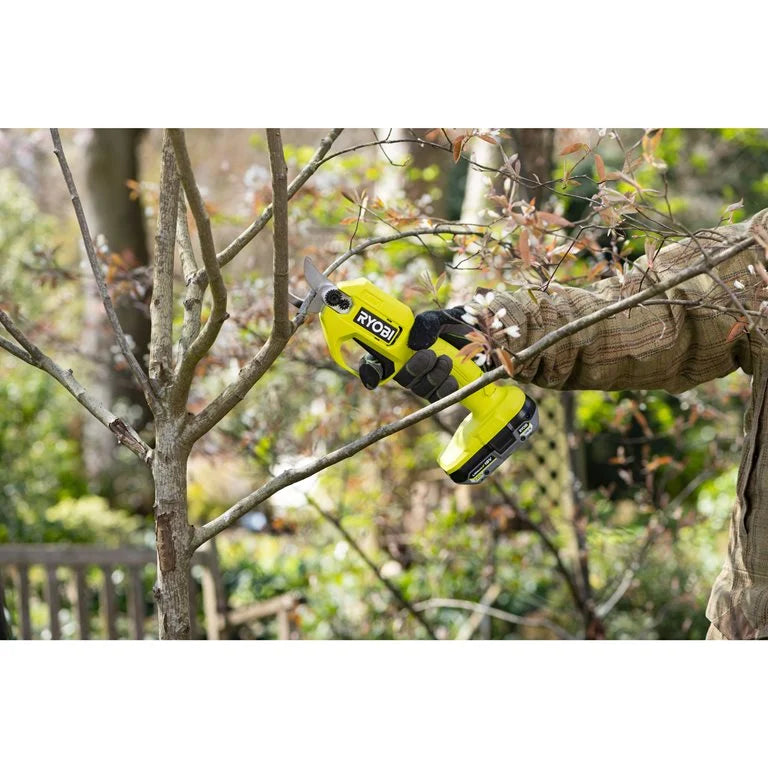 RYOBI - Sécateur électrique 18V ONE+™ (1 x 2,0 Ah) (vendu avec batterie et chargeur)