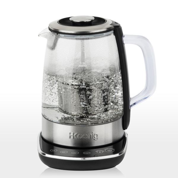Bouilloire H.koenig Ti600 bouilloire infuseur a the 1,5l