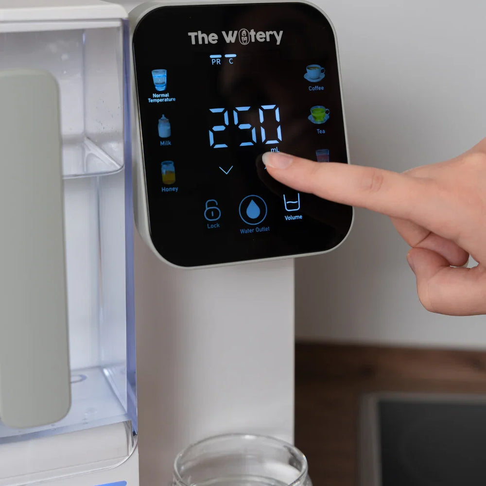 The Watery — Purificateur d'eau osmose inverse 4 étapes, eau chaude & froide instantanée, pichet 1,4 L