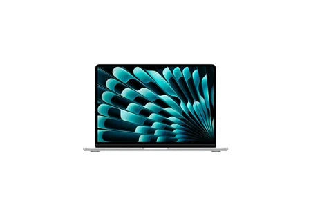 MacBook APPLE MACBOOK AIR 13″ 256 GO SSD 16 GO RAM PUCE M4 CPU 10 CŒURS GPU 8 CŒURS ARGENT