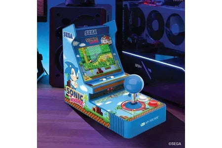 Console rétrogaming Just For Games Jeu d’arcade rétro portable Joystick Player Sonic The Hedgehog
