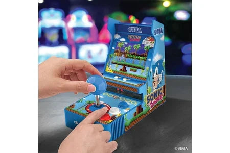 Console rétrogaming Just For Games Jeu d’arcade rétro portable Joystick Player Sonic The Hedgehog