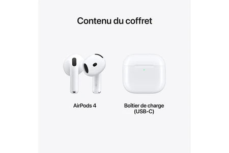 Ecouteurs Apple AIRPODS 4 ANC