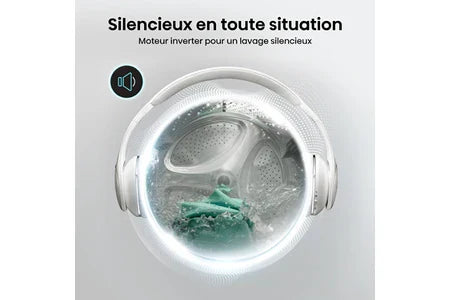 Lave-linge séchant Hisense WD3S9043BW3