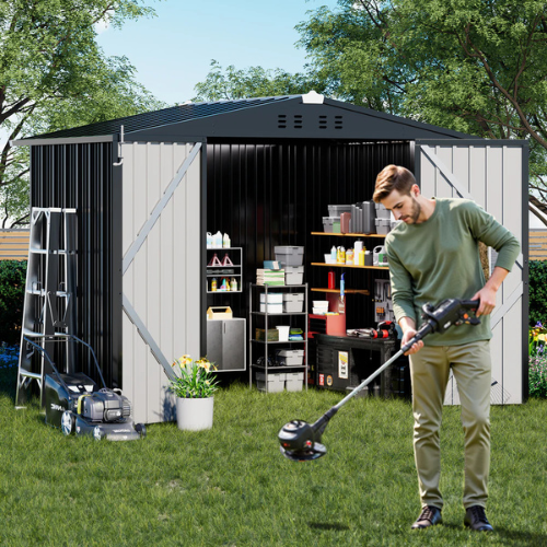 Abri de rangement extérieur acier