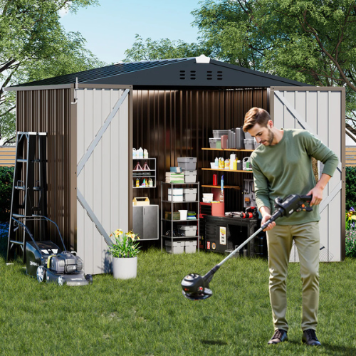 Abri de rangement extérieur acier