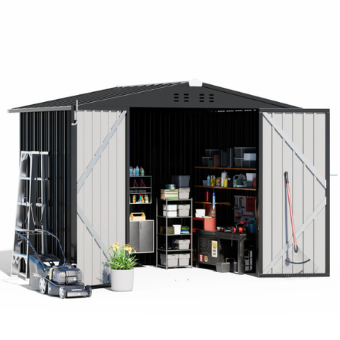 Abri de rangement extérieur acier