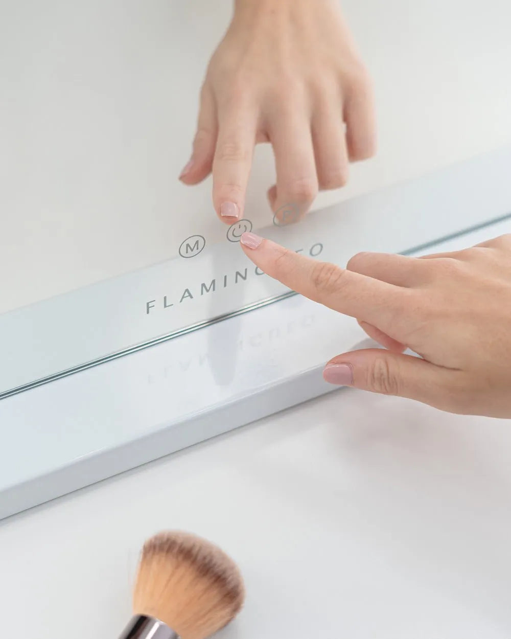 Miroir de Maquillage Lumineux — 15 Ampoules LED, 3 Tons de Lumière Ajustables, Commandes Tactiles