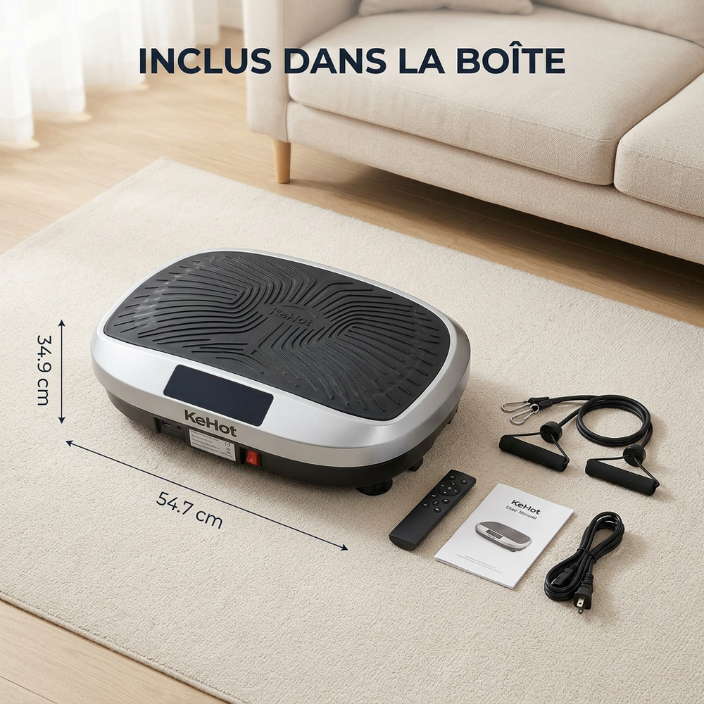 Plaque de vibration intelligente - Charge 160kg