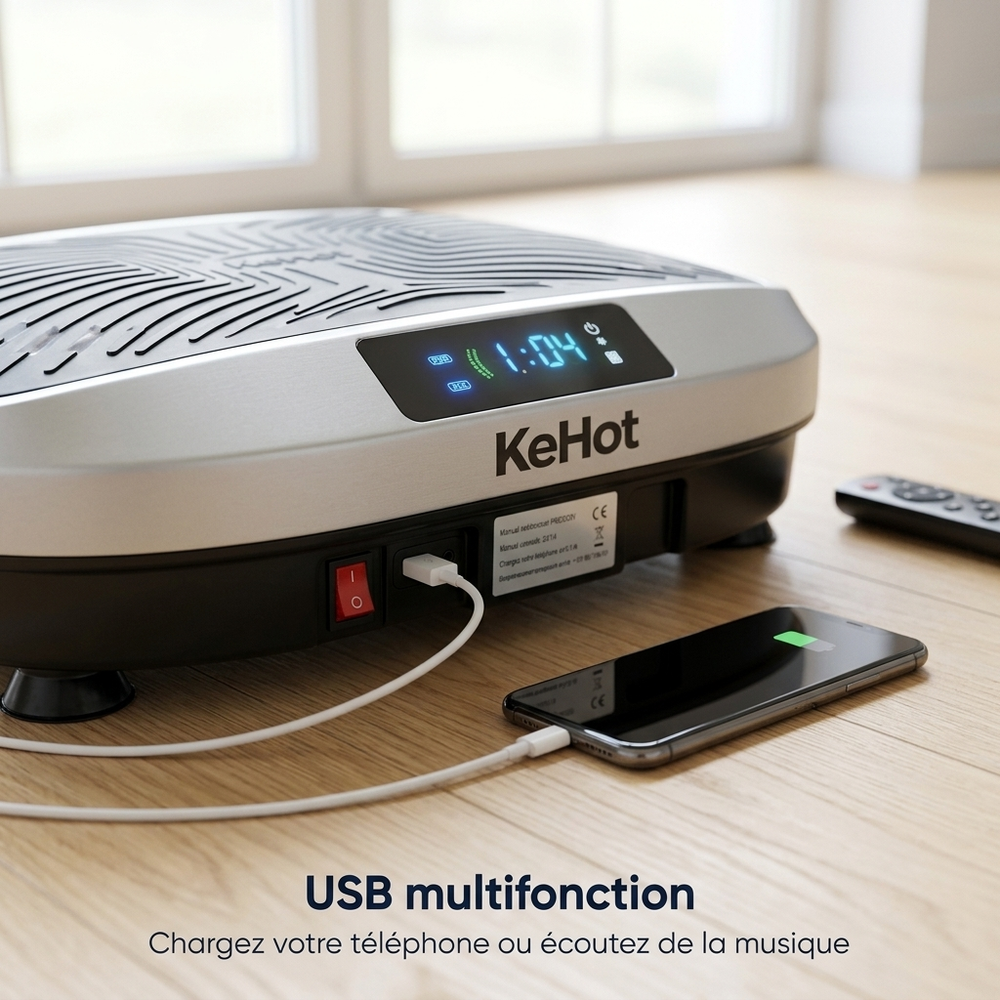 Plaque de vibration intelligente - Charge 160kg