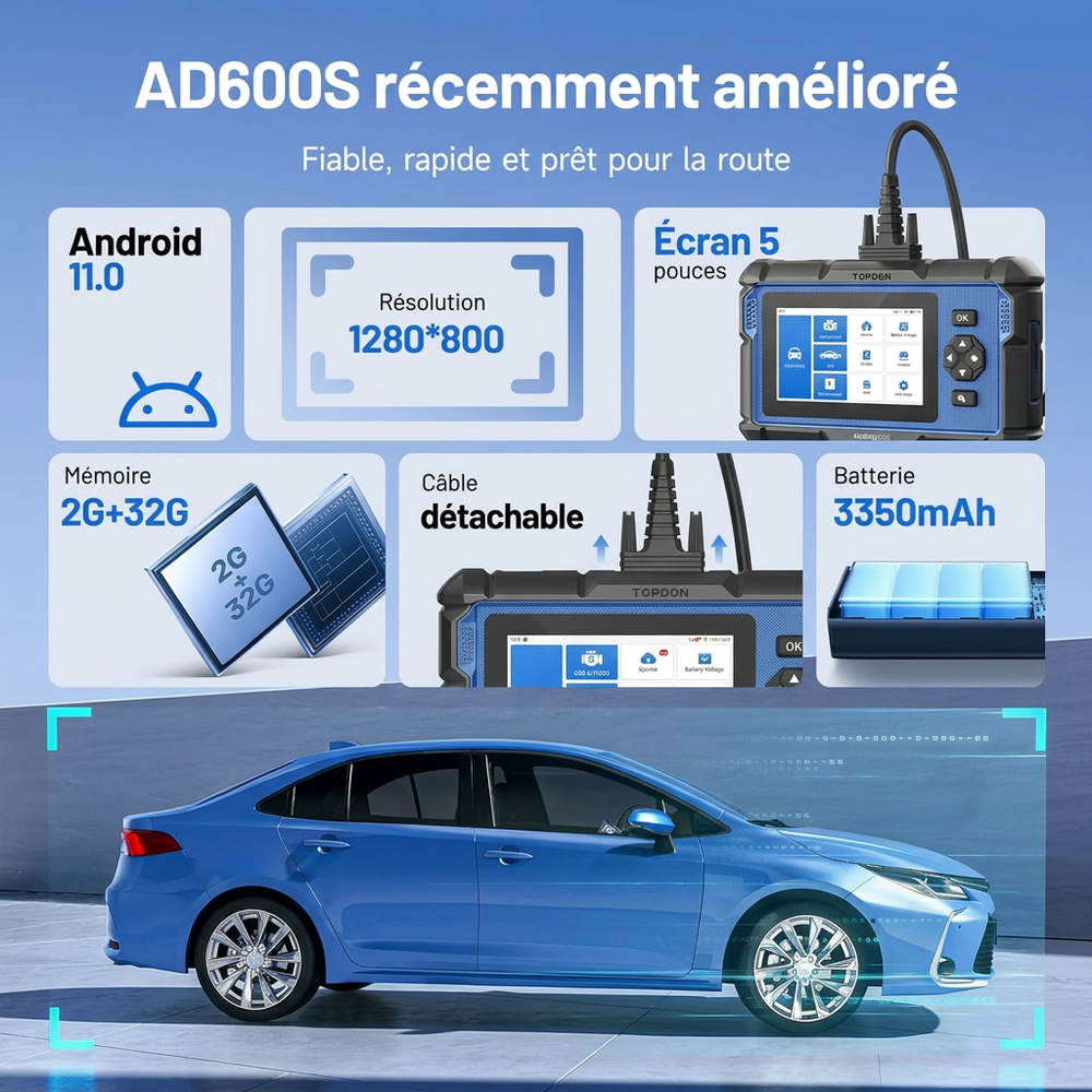 ArtiDiag600S Valise Diagnostic Auto OBD2