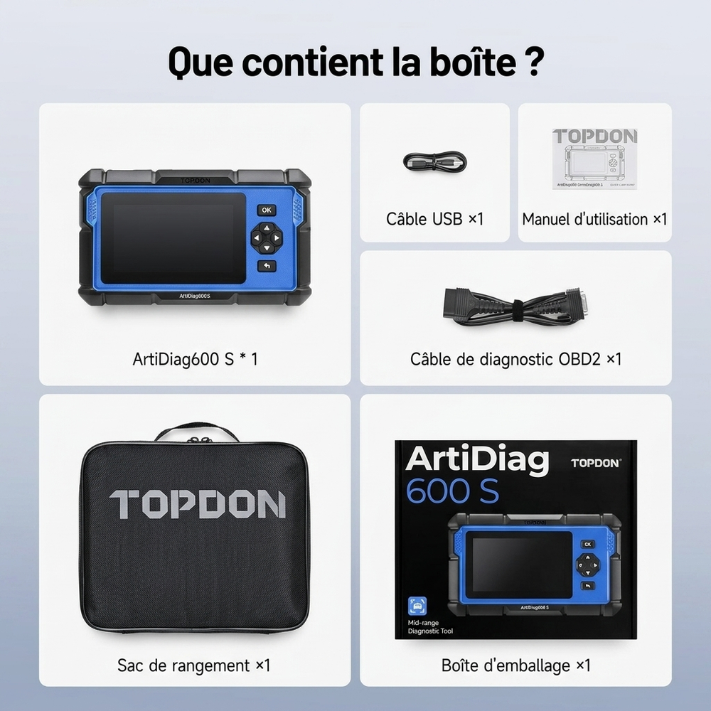 ArtiDiag600S Valise Diagnostic Auto OBD2