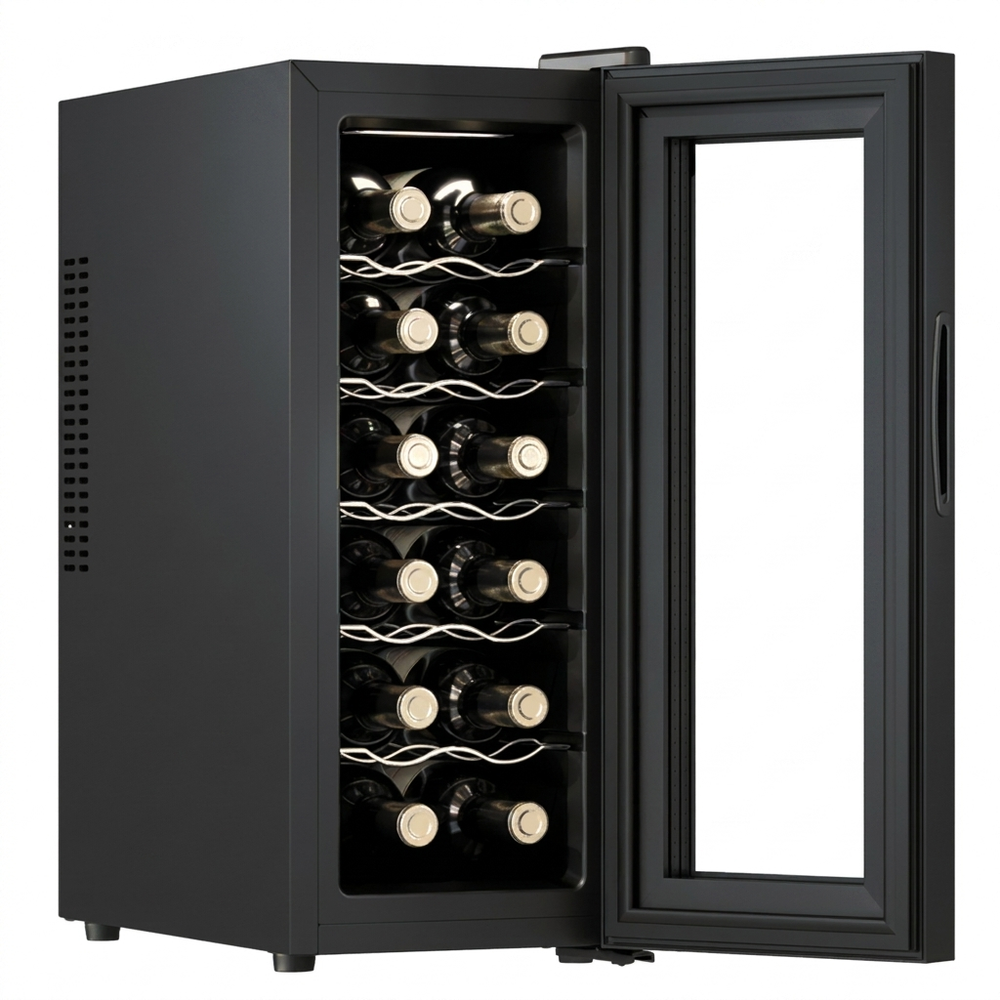Cave à vin Cecotec Bolero GrandSommelier 1250 CoolCrystal — 12 bouteilles