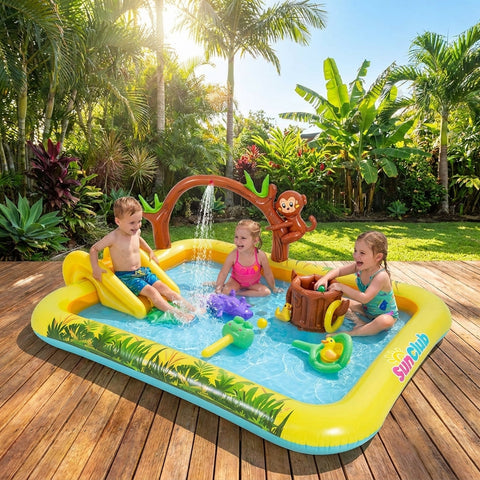 GOPLUS - Piscine Gonflable pour Enfants