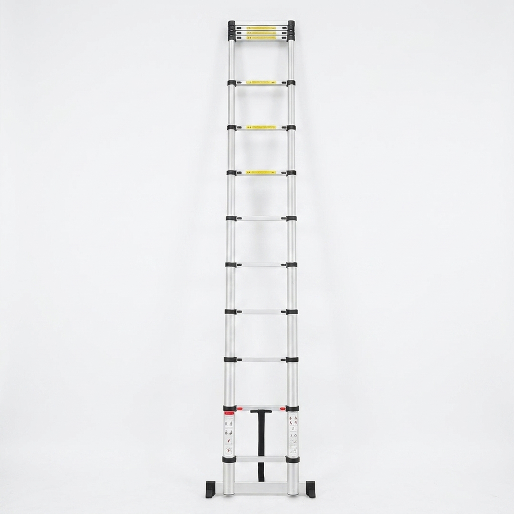 Échelle télescopique aluminium 4,4 m — charge 150 kg