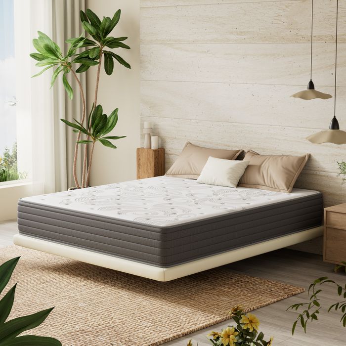 HOMAVO Matelas Ensachés 140x200 cm Epaisseur 25cm, 7 Zones