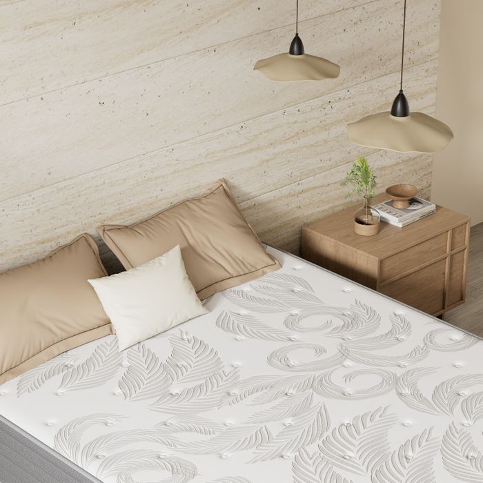 HOMAVO Matelas Ensachés 90x200 cm Epaisseur 25cm, 7 Zones