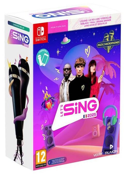 Let’s Sing 2025 + 2 Micros SWITCH