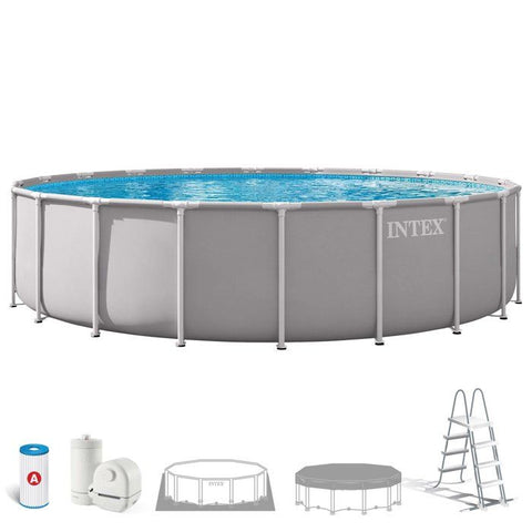 Kit Piscine hors sol tubulaire INTEX - Pris Frame - 610 x 132 cm - Ronde