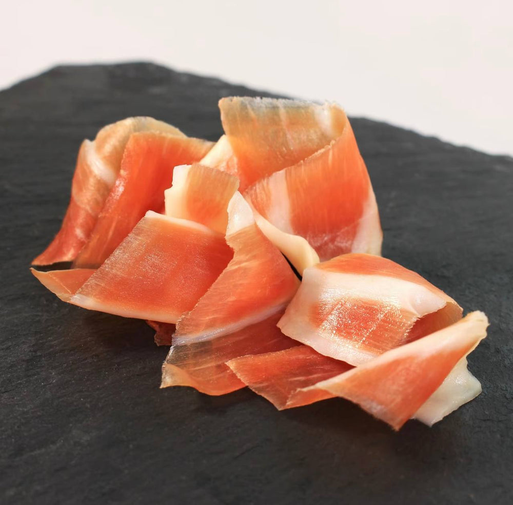 Lot de jambon serrano réserve 6 - 6,5kg + support à jambon