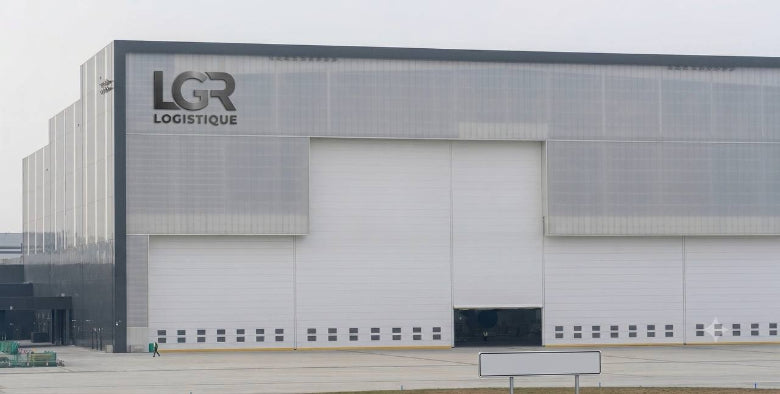 Façade de notre entrepôt