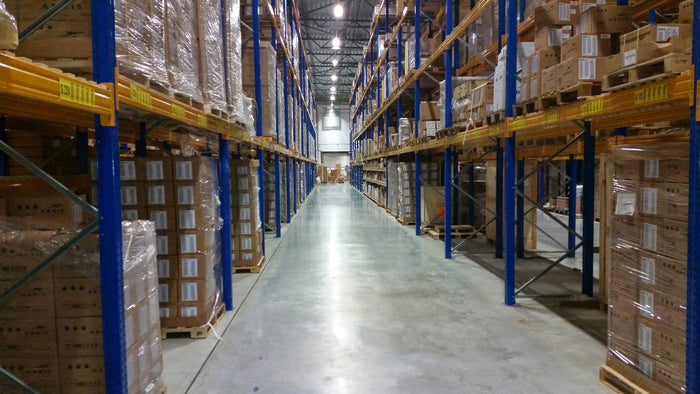 Intérieur de notre entrepôt