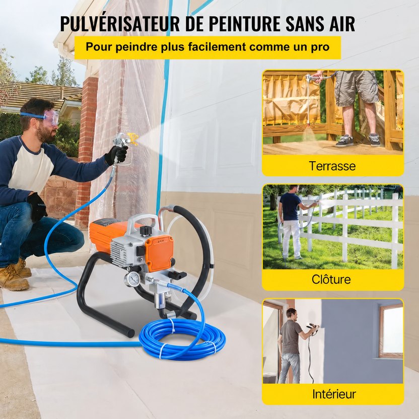 Terrasse, clôture, plafond : le même appareil