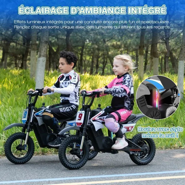 Moto électrique enfant RCB R9X PRO — 350W 25 km/h